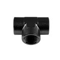 Trójnik żeński/żeński/żeński 1/2 NPT Czarny-3