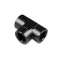 Trójnik żeński/żeński/żeński 1/8 NPT Czarny-1