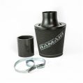 Uniwersalny stożkowy filtr powietrza aluminium Ramair JS-105-BK-KIT 70mm-1