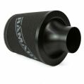 Uniwersalny stożkowy filtr powietrza aluminium Ramair JS-107-BK 80mm-1