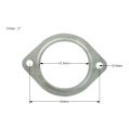 Uszczelka wydechu nierdzewna 51mm – 2” - 2 Otwory-3