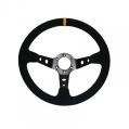 GT2I Race Suede Steering Wheel Dished 90-1