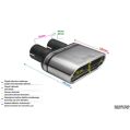 Universal Exhaust Tail Pipe Muffler Tip oval 167×60mm lenght 120mm mounting diameter 50mm-2