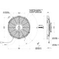 WENTYLATOR OSIOWY SPAL 12V VA09-AP50/C-54A BT (280 MM)-2