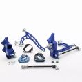 Nissan S13 Front V2 Drift Angle Lock Kit with Rack Offset Spacers Wisefab-6