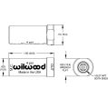 Wilwood 260-15366 Złoty aluminiowy zawór ciśnieniowy hamulca resztkowego 4 PSI-2